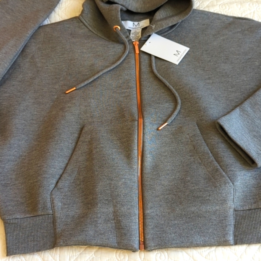 Magaschoni Zip up Hoodie Brand New - Picture 5 of 10